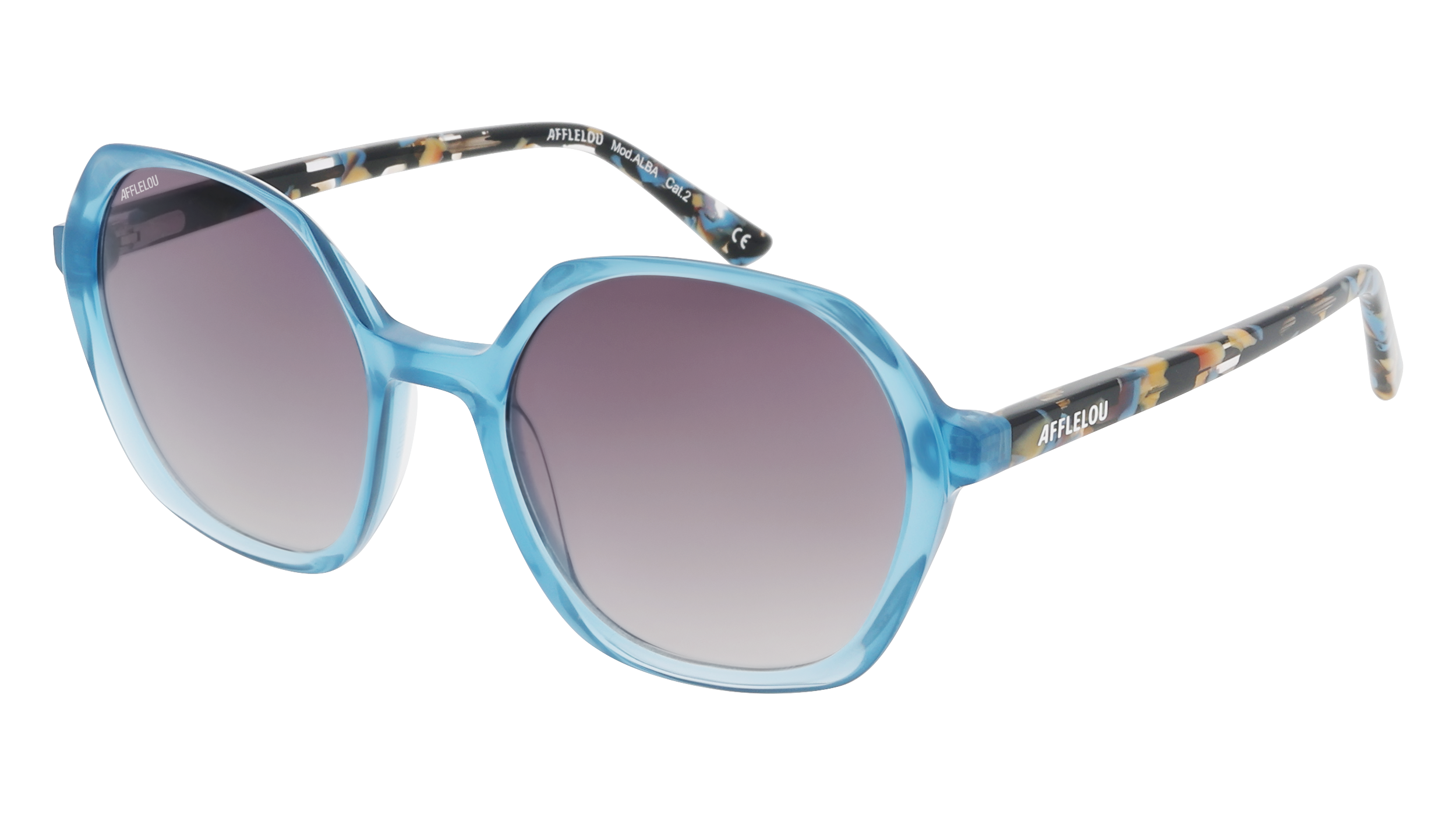 Lunettes de soleil AFFLELOU ALBA SAF25771 BL01 5219